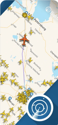 Скриншот приложения Flightradar24 Free - №2
