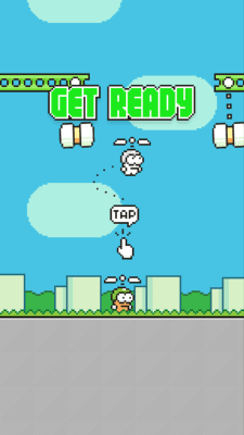 Скриншот приложения Swing Copters - №2