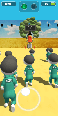 Скриншот приложения Игра в Кальмара 3D: Красный свет, Зеленый свет! - №2
