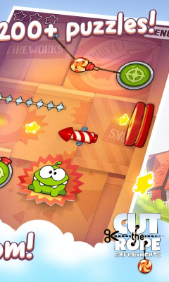 Скриншот приложения Cut the Rope: Experiments Free - №2