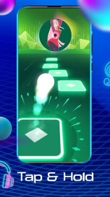 Скриншот приложения Tiles Hop: EDM Rush! - №2