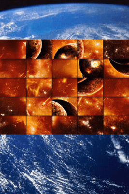 Скриншот приложения Cosmos and Planets Puzzle - №1