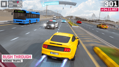 Скриншот приложения Turbo Drift Race 3d - №2