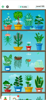 Скриншот приложения Terrarium: Garden Idle - №2