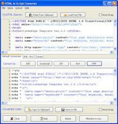 Скриншот приложения Конвертер HTML - №1
