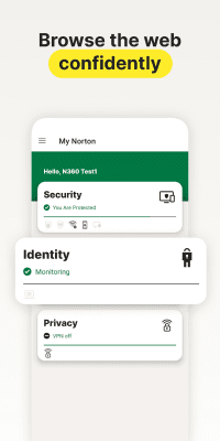 Скриншот приложения Norton 360: Mobile Security - №2