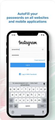 Скриншот приложения Zoho Vault - Password Manager - №2