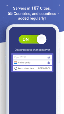 Скриншот приложения Astrill VPN - free & premium Android VPN - №2