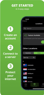 Скриншот приложения IPVanish VPN - №2