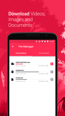 Скриншот приложения Downloader & Private Browser - Kode Browser - №2