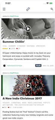 Скриншот приложения 8tracks - Best Playlist Radio - №2