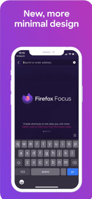 Скриншот приложения Firefox Focus - №1