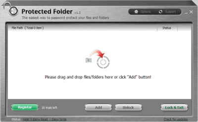 Скриншот приложения Protected Folder - №1