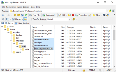 Скриншот приложения WinSCP - №2