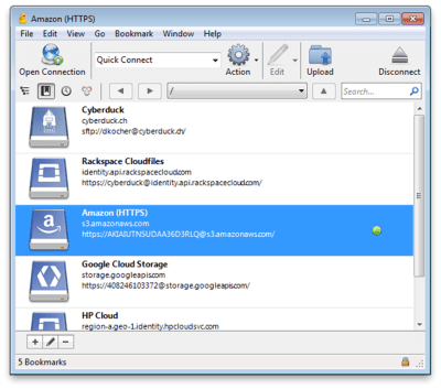 Скриншот приложения Cyberduck для Windows - №1