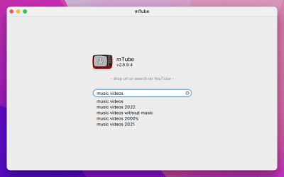 Скриншот приложения mTube для macOS - №1