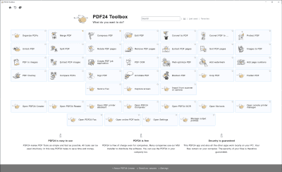 Скриншот приложения PDF24 Creator - №1