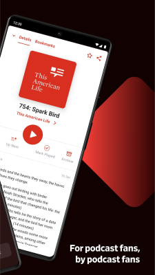 Скриншот приложения Pocket Casts - №2