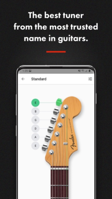 Скриншот приложения Fender Guitar Tuner - №1