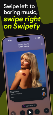 Скриншот приложения Swipefy for Spotify - №1