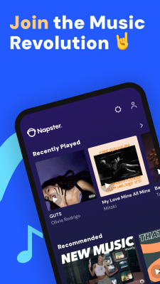 Скриншот приложения Napster - №1