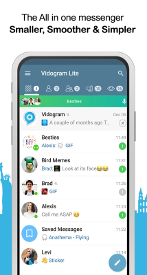 Скриншот приложения Vidogram Lite - №1