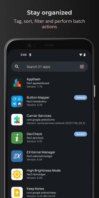 Скриншот приложения AppDash: App Manager & Backup - №2
