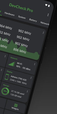 Скриншот приложения DevCheck Device & System Info - №2