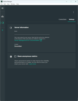 Скриншот приложения Outline Manager - №2