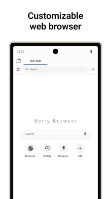 Скриншот приложения Berry Browser - №1
