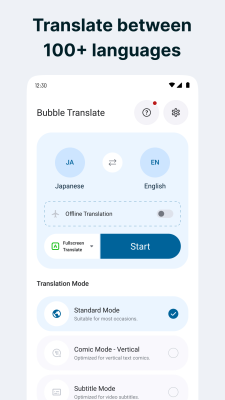 Скриншот приложения Bubble Screen Translate - №1