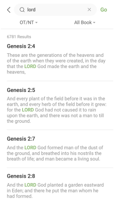 Скриншот приложения King James Bible - Verse+Audio - №2
