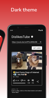 Скриншот приложения Dislikes Tube - №2