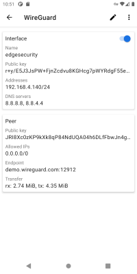 Скриншот приложения WireGuard - №2