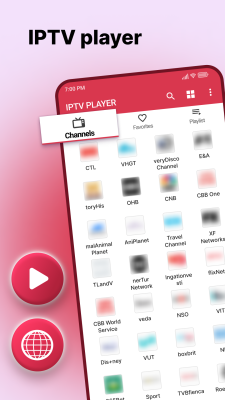 Скриншот приложения IPTV PLAYER - №2