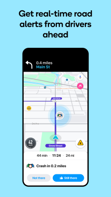 Скриншот приложения Waze социальный навигатор - №2