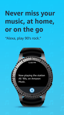 Скриншот приложения Amazon Alexa for Smart Watches - №1
