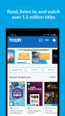 Скриншот приложения hoopla Digital - №1