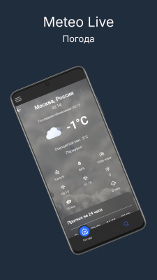 Скриншот приложения Meteo Live - №1