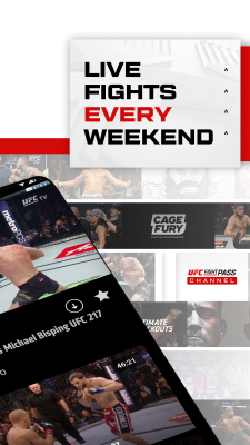 Скриншот приложения UFC - №2