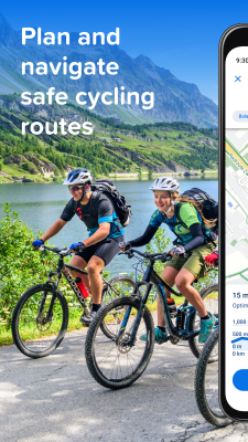 Скриншот приложения Bikemap - №1
