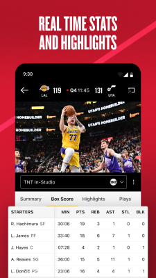 Скриншот приложения NBA: Live Games & Scores - №1