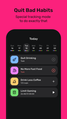 Скриншот приложения Motivated: Habit Tracker - №2