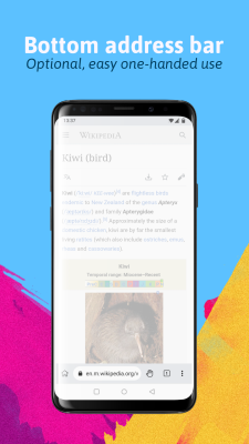 Скриншот приложения Kiwi Browser - №1