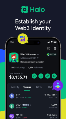 Скриншот приложения Halo: Web3 Social App - №2