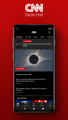 Скриншот приложения CNN - №1