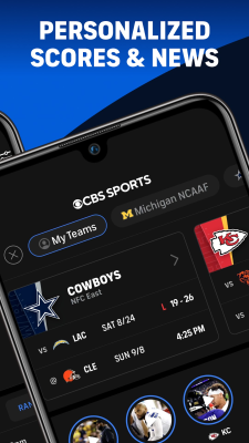 Скриншот приложения CBS Sports App - №2