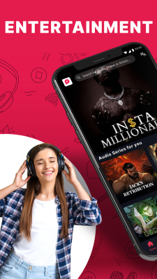Скриншот приложения Pocket FM - №1