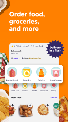 Скриншот приложения Seamless: Local Food Delivery - №2