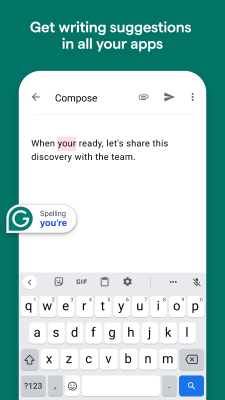 Скриншот приложения Grammarly - №2